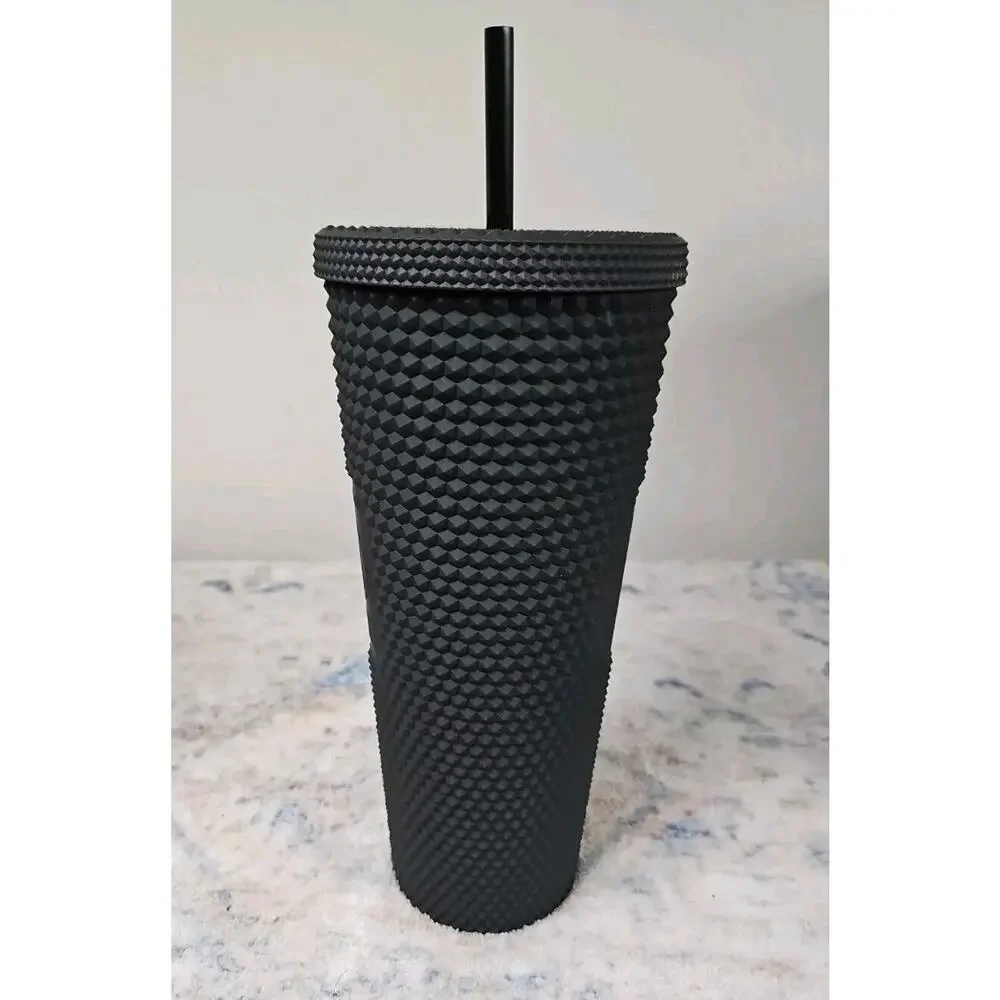 Disney Starbucks 50th Anniversary Black Geometric Studded Cup Tumbler